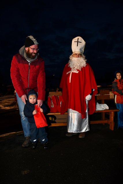 Nikolausaktion beim Spielplatz am 8. Dezember 2023