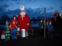 Nikolausaktion beim Spielplatz am 8. Dezember 2023