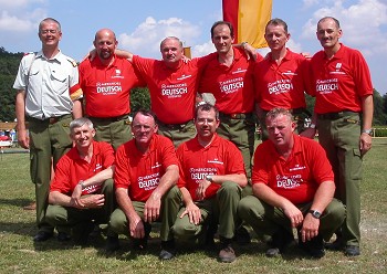 Die Wettkampfgruppe II mit ABI Willibald Klucsarits