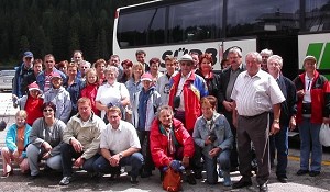 Die Teilnehmer am Misurina See