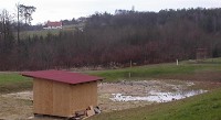 H&uuml;tte im Bereich des Eislaufplatzes