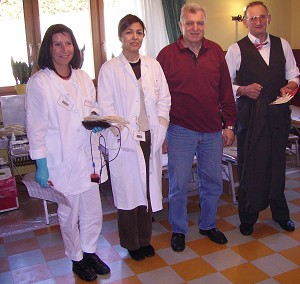 Blutspendeaktion in Kleinmürbisch unter Federführung von Karl Windisch Blutspendeaktion in Kleinmürbisch unter Federführung von Karl Windisch