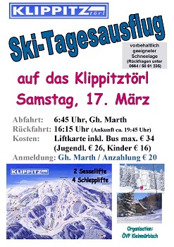 Skitagesausflug am 17. M&auml;rz 2007