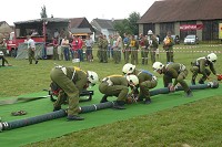 Unsere Feuerwehr beim Kuppeln