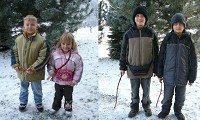 Neujahrsw&uuml;nschen der Kinder in Kleinm&uuml;rbisch