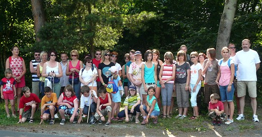 Gruppenfoto der Wallfahrer