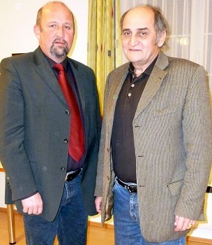 Ing. Ewald Schaberl mit dem B&uuml;rgermeister