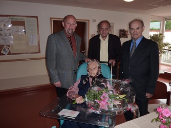 100er Geburtstag von Rosina Hammerl im August 2010