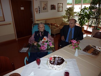 100er Geburtstag von Rosina Hammerl im August 2010