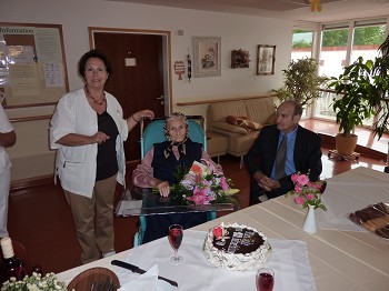 100er Geburtstag von Rosina Hammerl im August 2010