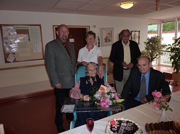 100er Geburtstag von Rosina Hammerl im August 2010