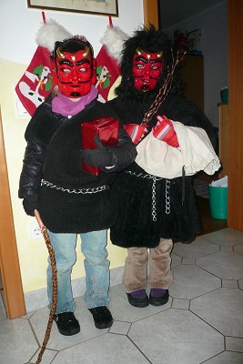 Nikolaus und Krampus in Kleinm&uuml;rbisch