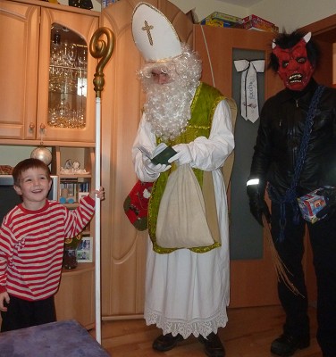 Nikolaus und Krampus in Kleinm&uuml;rbisch