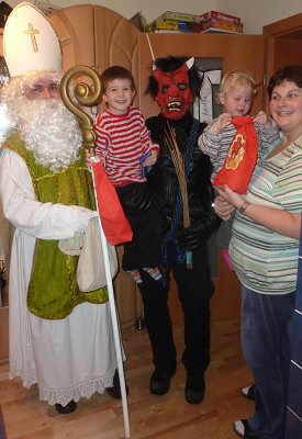 Nikolaus und Krampus in Kleinm&uuml;rbisch