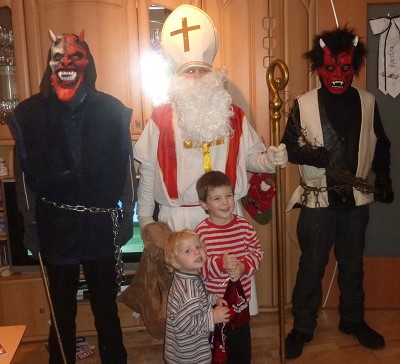 Nikolaus und Krampus in Kleinm&uuml;rbisch