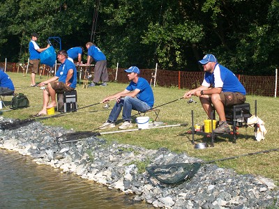 Vergleichsfischen am Fischteich