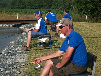 Vergleichsfischen am Fischteich