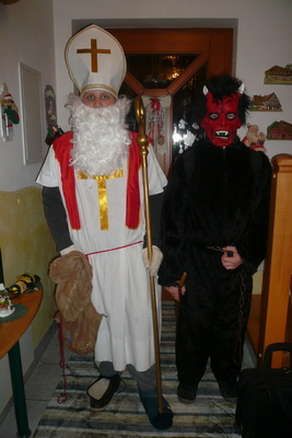 Nikolaus und Krampus in Kleinm&uuml;rbisch