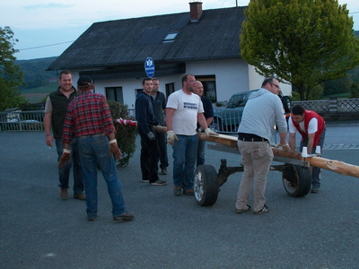 Maibaum 2014 beim Gh. Marth