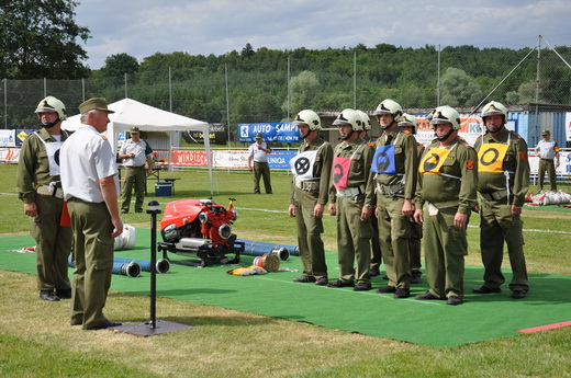 Bezirksfeuerwehrleistungsbewerb im Juni 2014 in Gro&szlig;m&uuml;rbisch