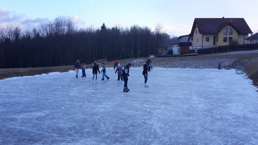 Eislaufvergn&uuml;gen am Eislaufplatz in Kleinm&uuml;rbisch