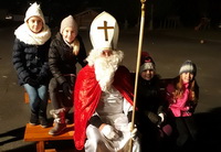 Der Nikolaus war am 7. Dezember beim Spielplatz Kleinmürbisch