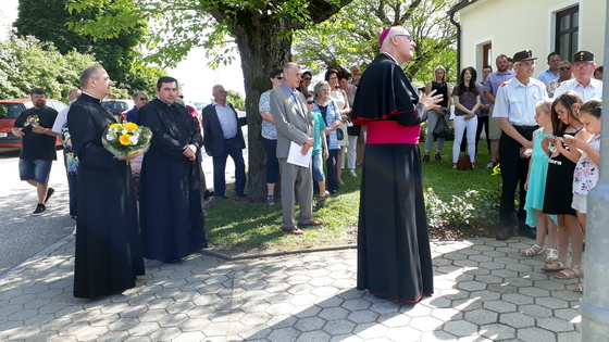 Visitation vom Bischof am 27. Mai