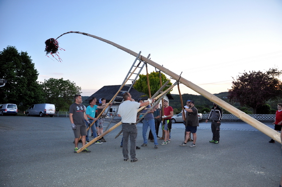 40. Maibaum für Gastwirt Josef Marth