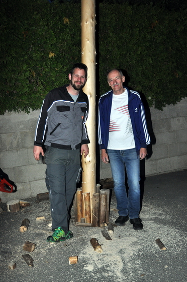 40. Maibaum für Gastwirt Josef Marth