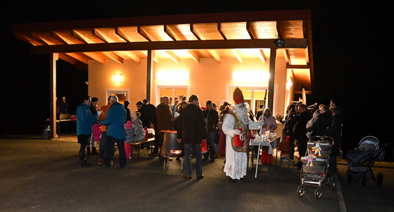 Der Nikolaus war am 7. Dezember beim Spielplatz Kleinmürbisch