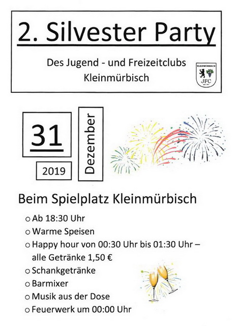 2. Silvester-Party am 31.12.2019