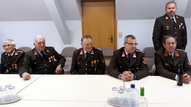 Jahreshauptdienstbesprechung der Ortsfeuerwehr am 19. Jänner