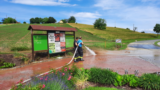 Feuerwehreinsatz nach Unwetter Anfang Juni 2022