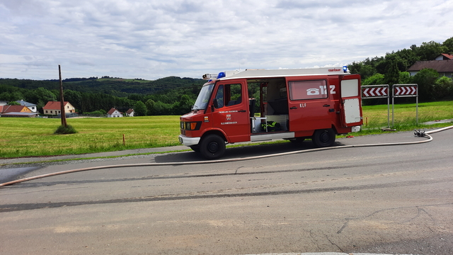 Feuerwehreinsatz nach Unwetter Anfang Juni 2022