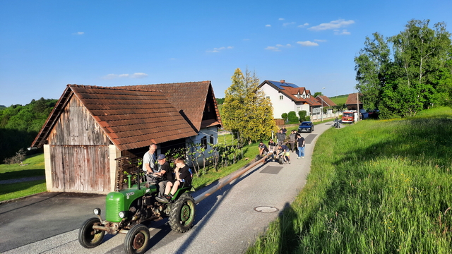 Maibaum-Aufstellen am 30. April 2024