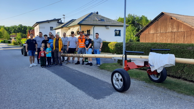 Maibaum-Aufstellen am 30. April 2025